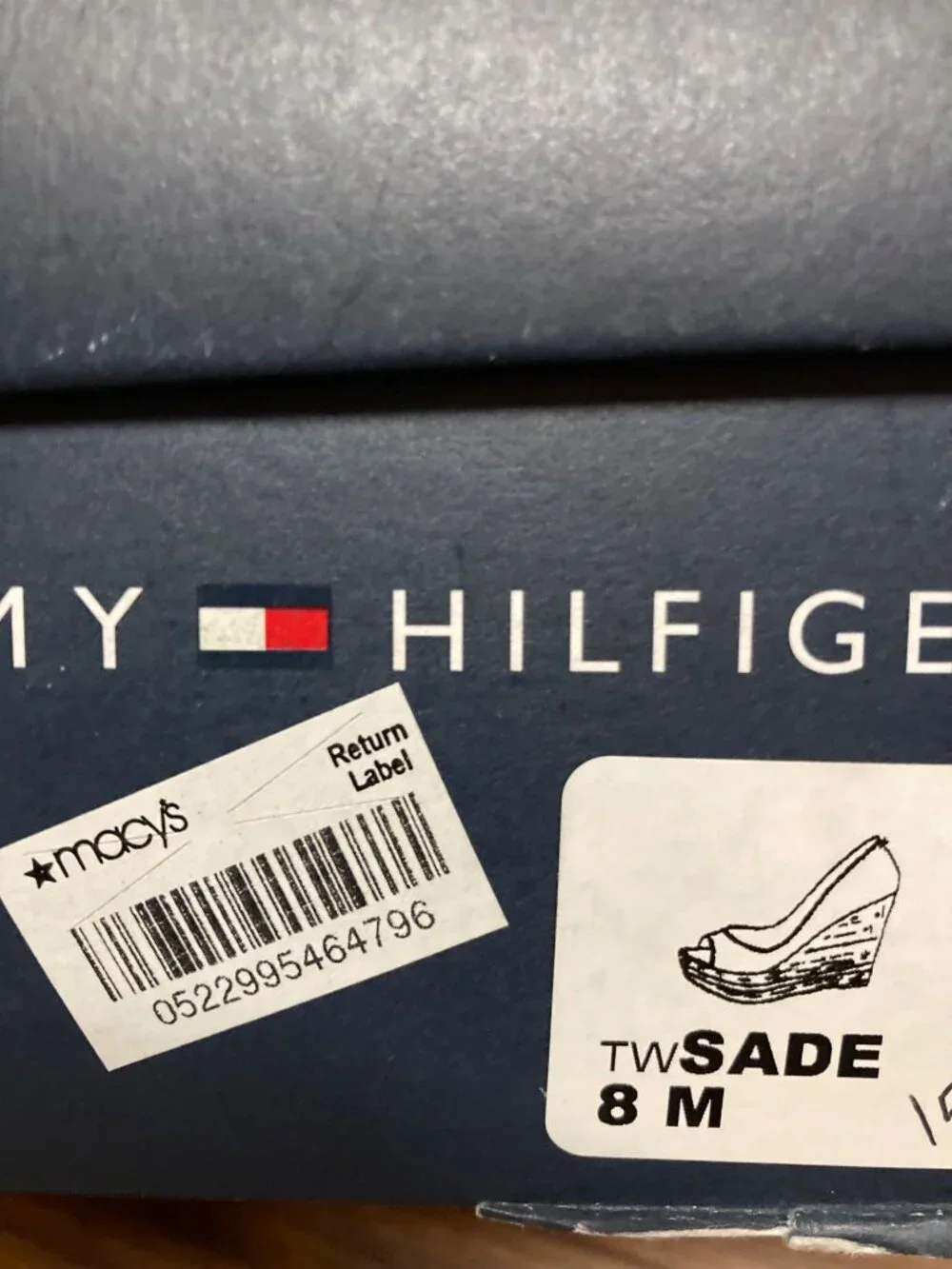 Tommy Hilfiger Women's Cork & Fabric Wedge Sandals Size 8M - New in Box